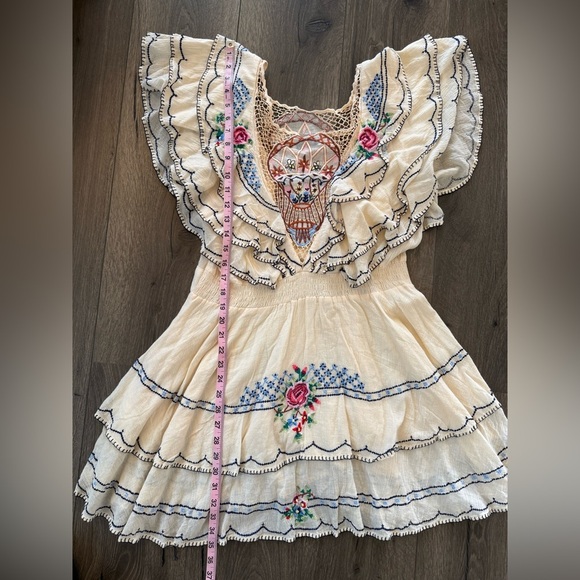 NWT Fillyboo Whimsy Hot Air Balloon Tiered Ruffle Mini Dress Size Large - Picture 15 of 15